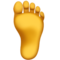 Foot emoji on Apple